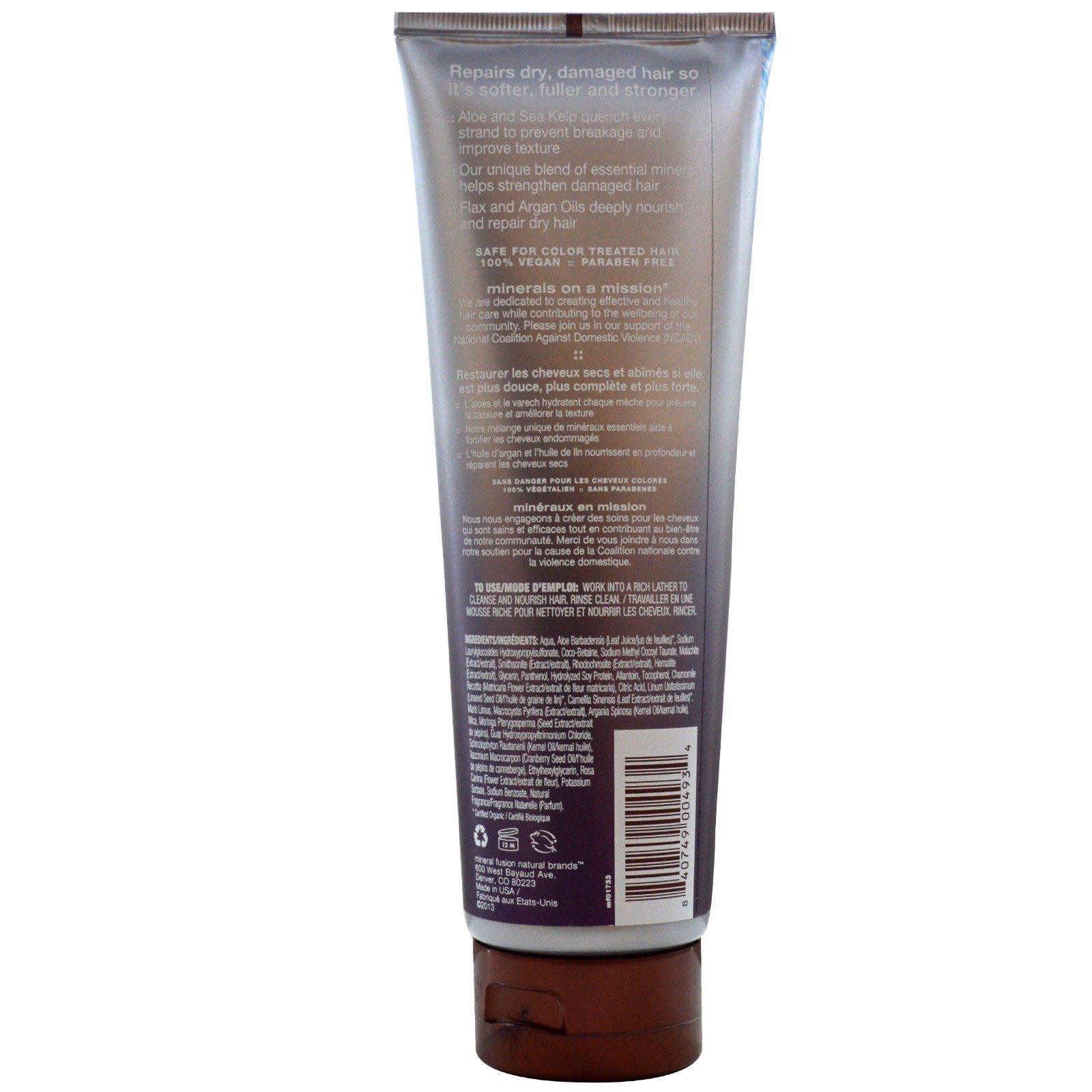 Mineral Fusion, Shampoo Reparador, 8,5 fl oz (250 ml) - Imagem 2