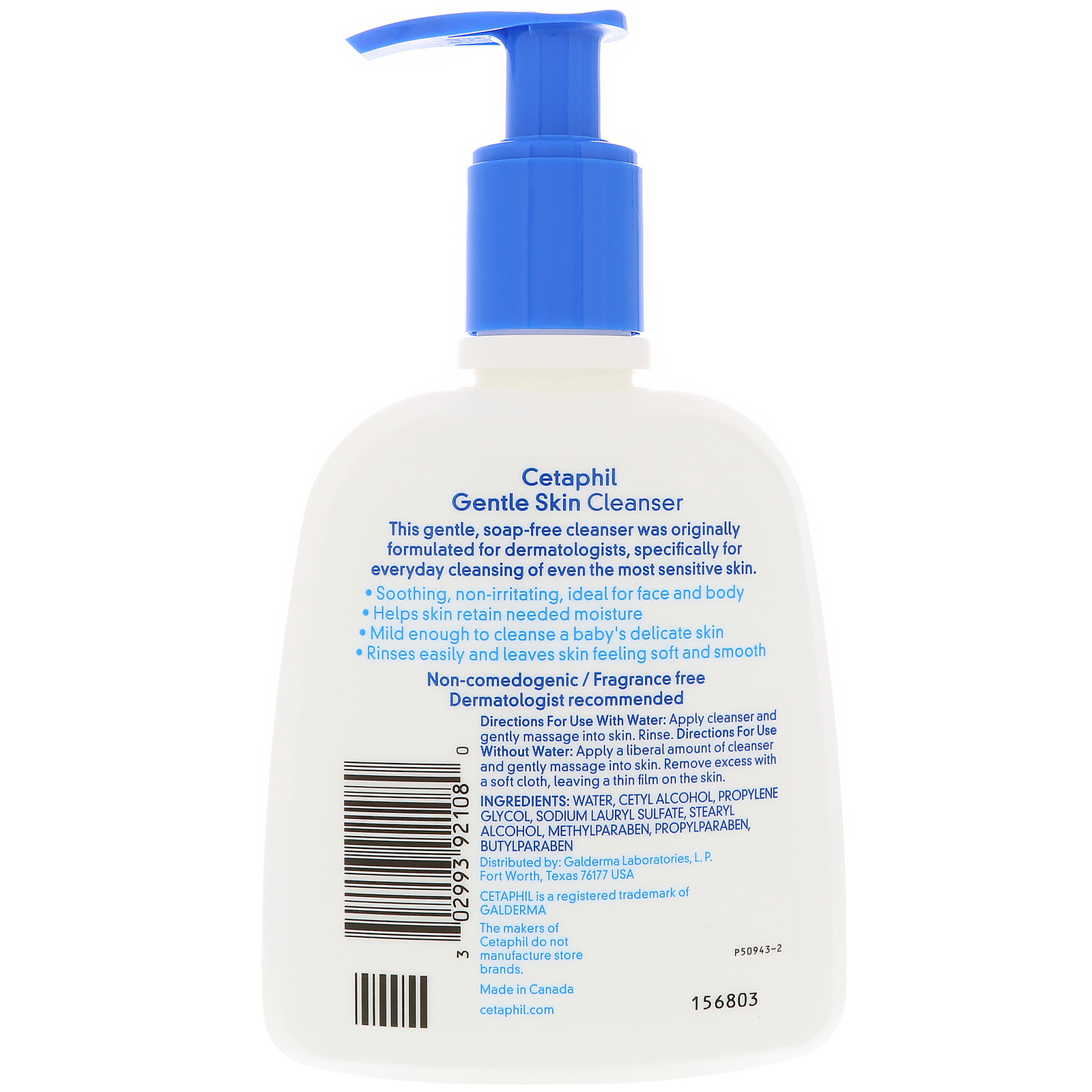 Cetaphil, Limpador de pele suave, 237 ml (8 fl oz) - Imagem 2