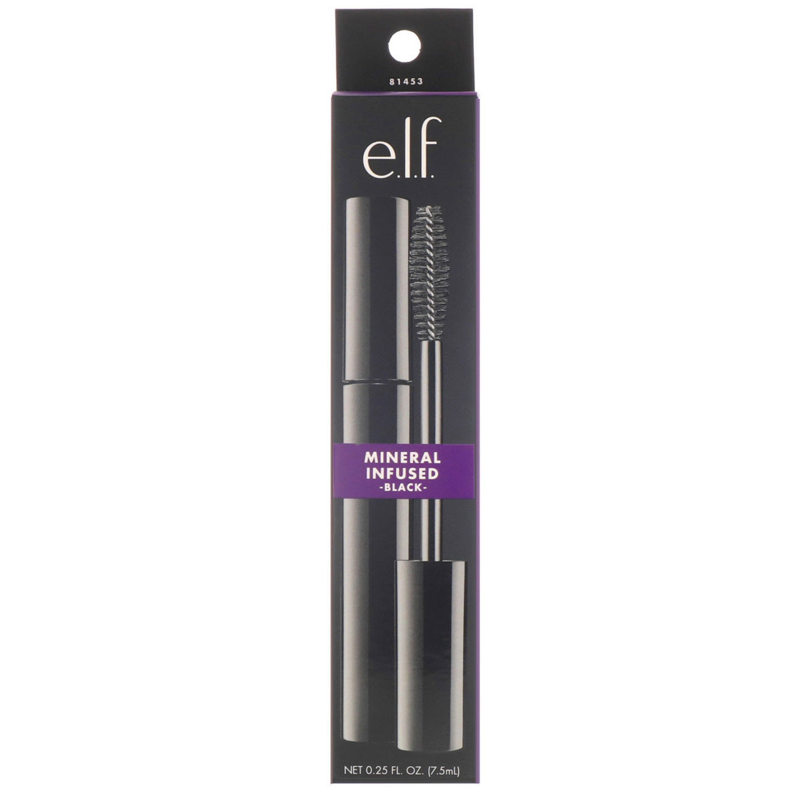 E.L.F., Rímel com Infusão Mineral, Preto, 7,5 ml (0,25 fl oz) - Imagem 2
