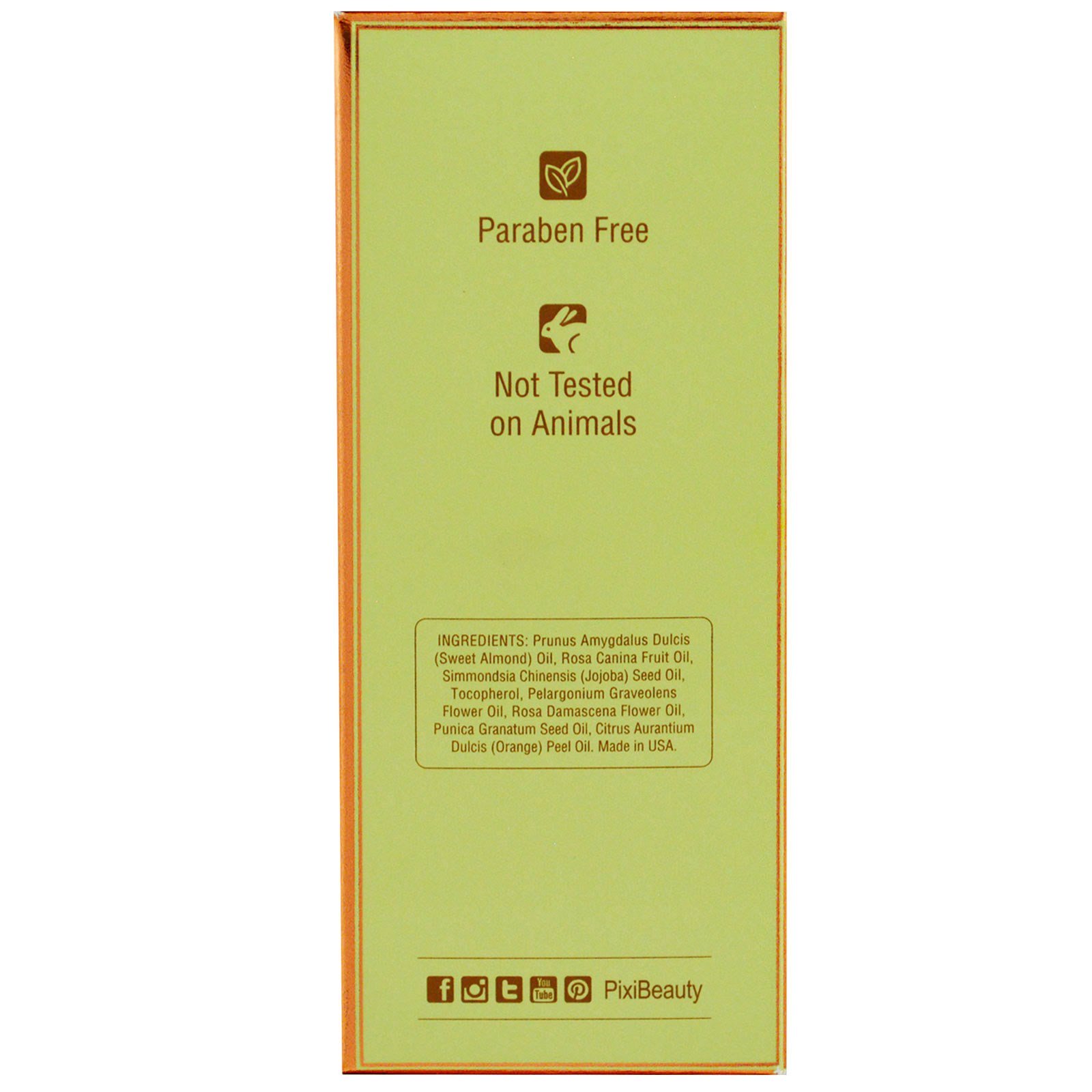 Pixi Beauty, Mistura de Óleo de Rosa, Óleo Facial Nutritivo, com Óleos de Rosa e Romã, 30 ml (1,01 fl oz) - Imagem 3