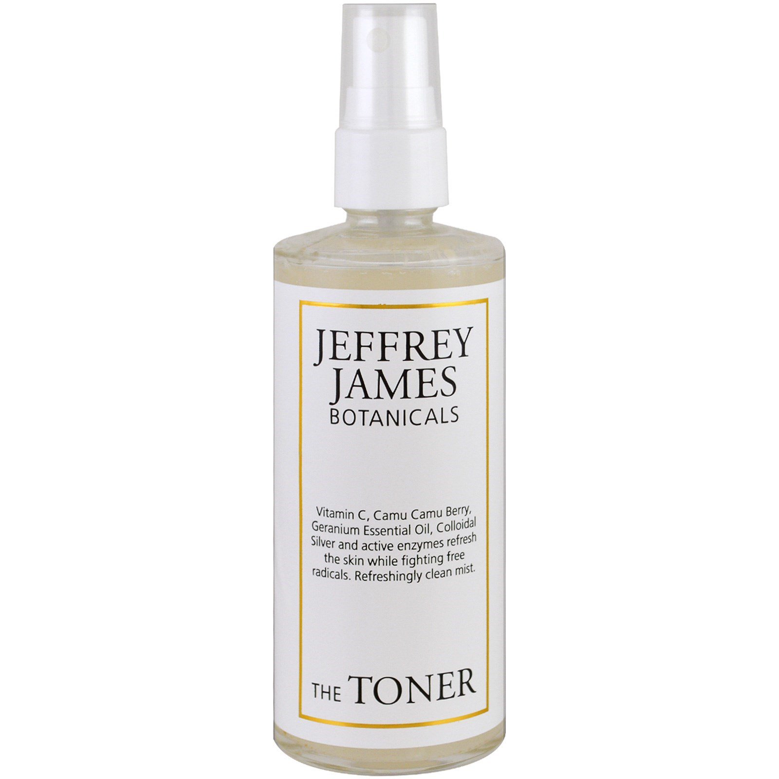 Jeffrey James Botanicals, O Tonificante, Nebulizante Limpeza Refrescante, 4,0 onças (118 ml)
