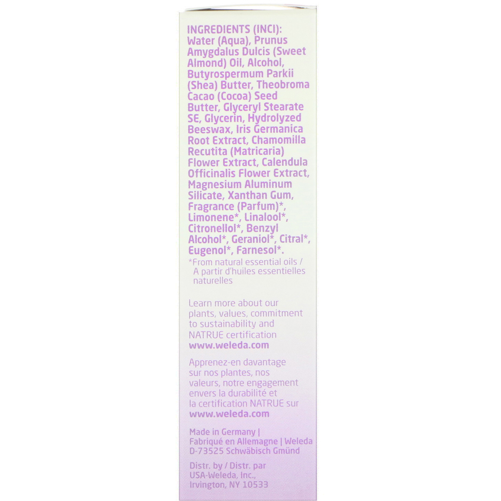 Weleda, Creme Noturno Hidratante, Extrato de Íris, Pele Normal ou Seca, 30 ml - Imagem 2