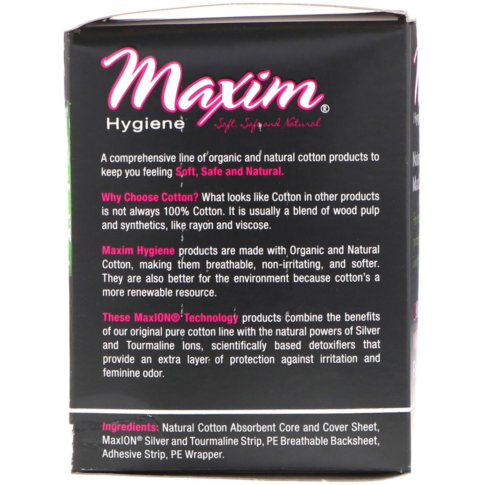 Maxim Hygiene Products, Absorventes ultrafinos com abas, tecnologia natural Silver MaxION, super, 10 unidades - Imagem 2