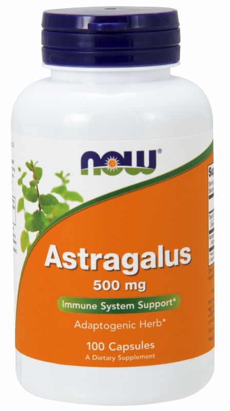 NOW Foods Astragalus 500 mg - 100 Capsules