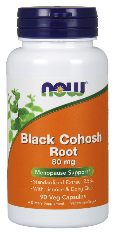 NOW Foods Black Cohosh Root 80 mg - 90 Veg Capsules