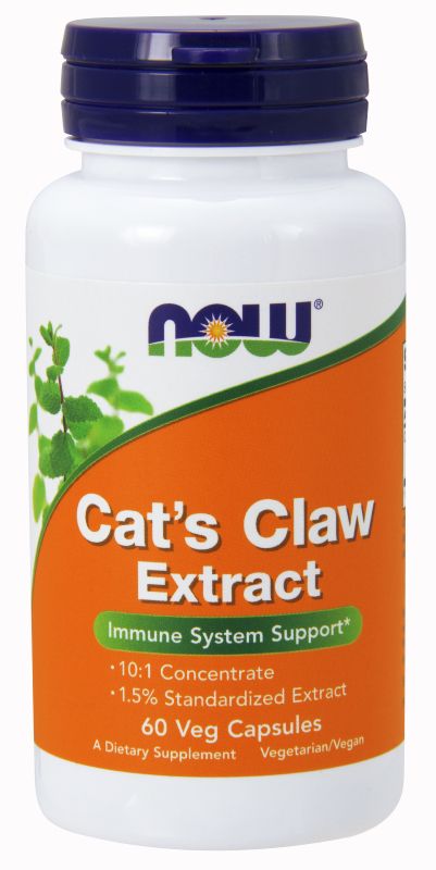 NOW Foods Cat's Claw Extract - 60 Veg Capsules - Imagem 2