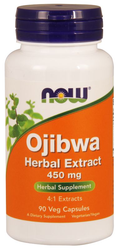 NOW Foods Ojibwa Herbal Extract 450 mg - 90 Veg Capsules