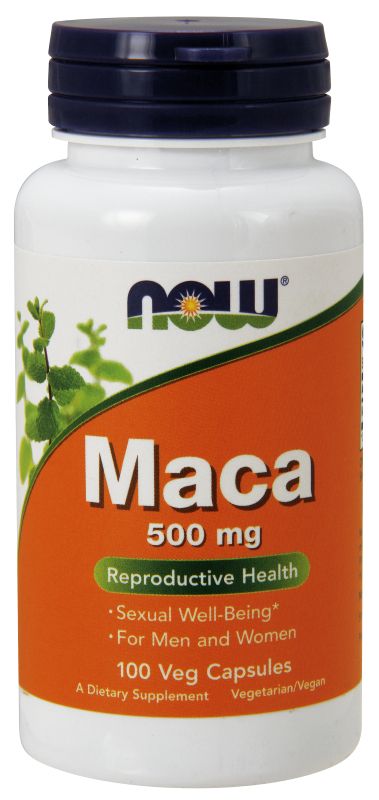 NOW Foods Maca 500 mg - 100 Veg Capsules