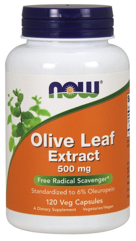 NOW Foods Olive Leaf Extract 500 mg - 120 Veg Capsules