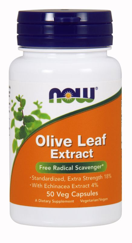 NOW Foods Olive Leaf Extract - 50 Veg Capsules - Imagem 2