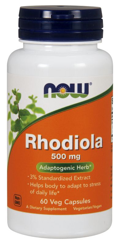 NOW Foods Rhodiola 500 mg - 60 Veg Capsules - Imagem 2