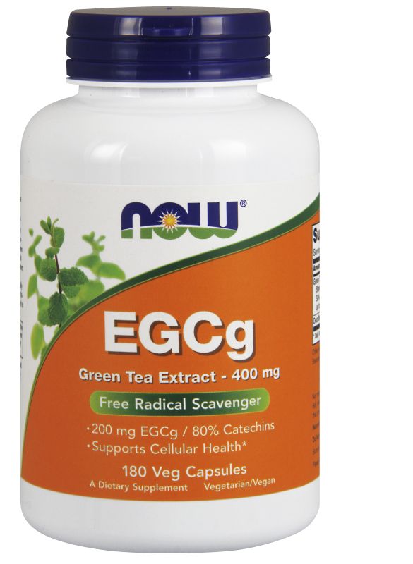 NOW Foods EGCg Green Tea Extract 400 mg - 180 Veg Capsules