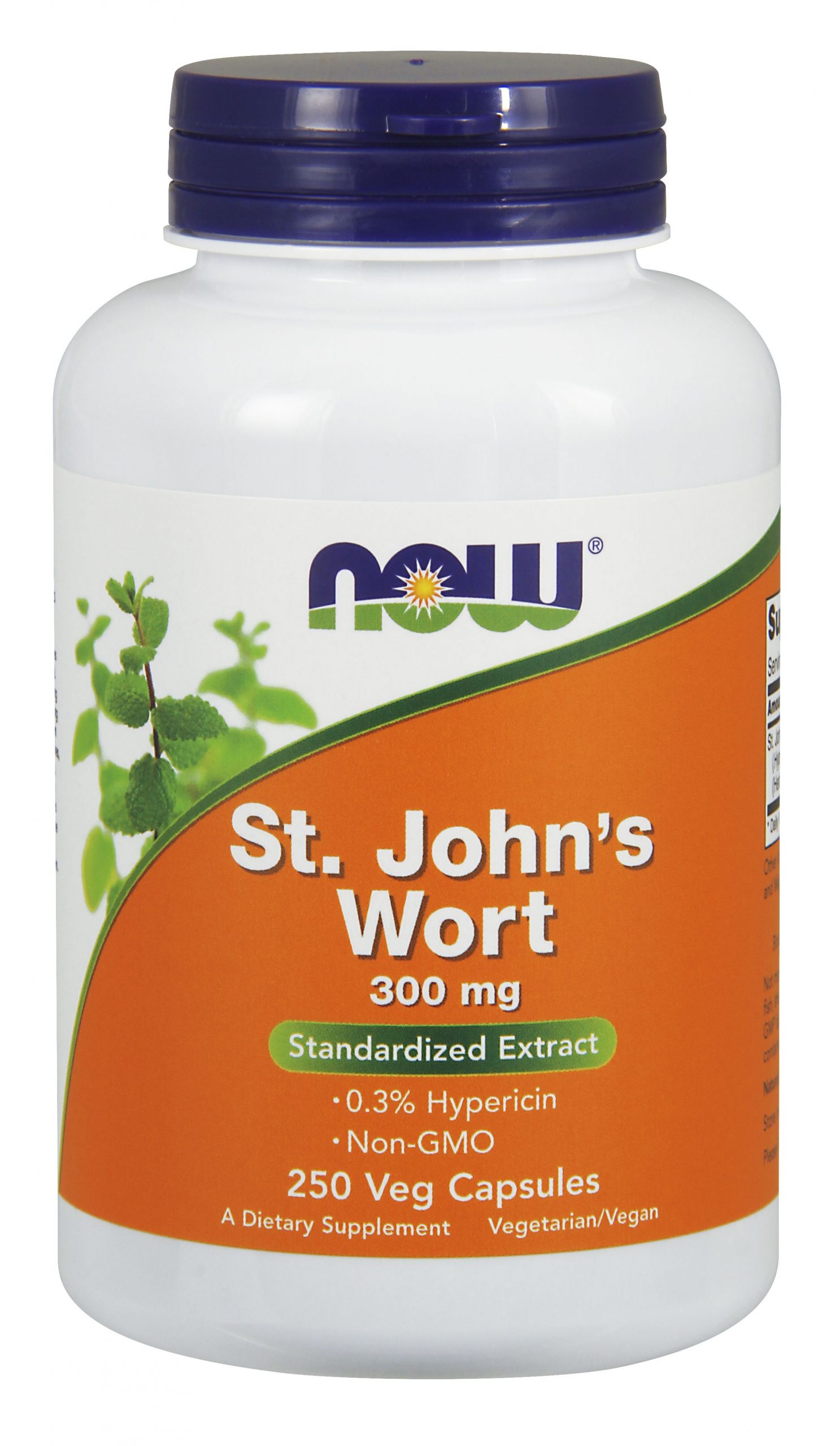 NOW Foods St. John's Wort 300 mg - 250 Veg Capsules