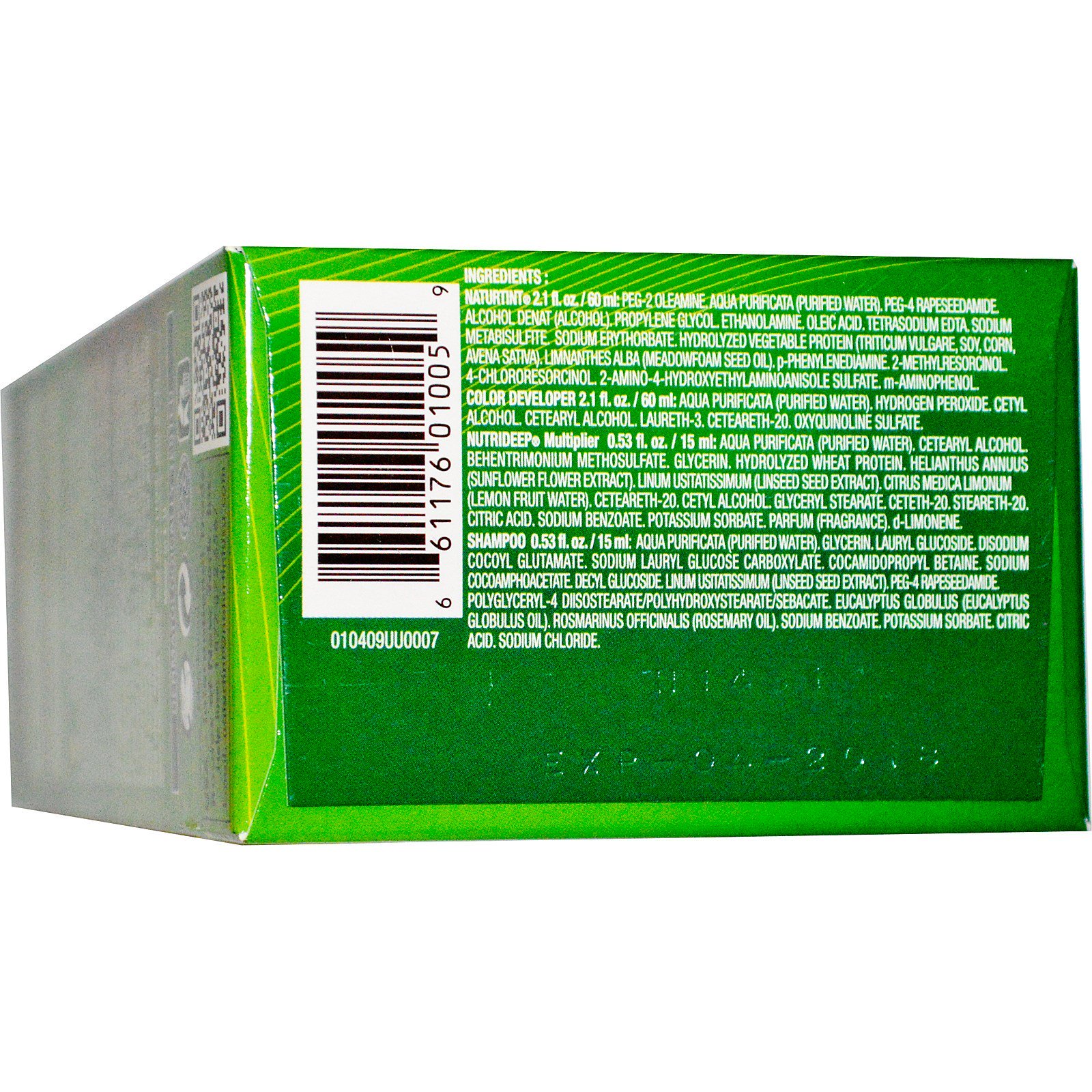 Naturtint, Permanent Hair Color, 7N, Hazelnut Blonde, 5,28 fl oz (150 ml) - Imagem 2