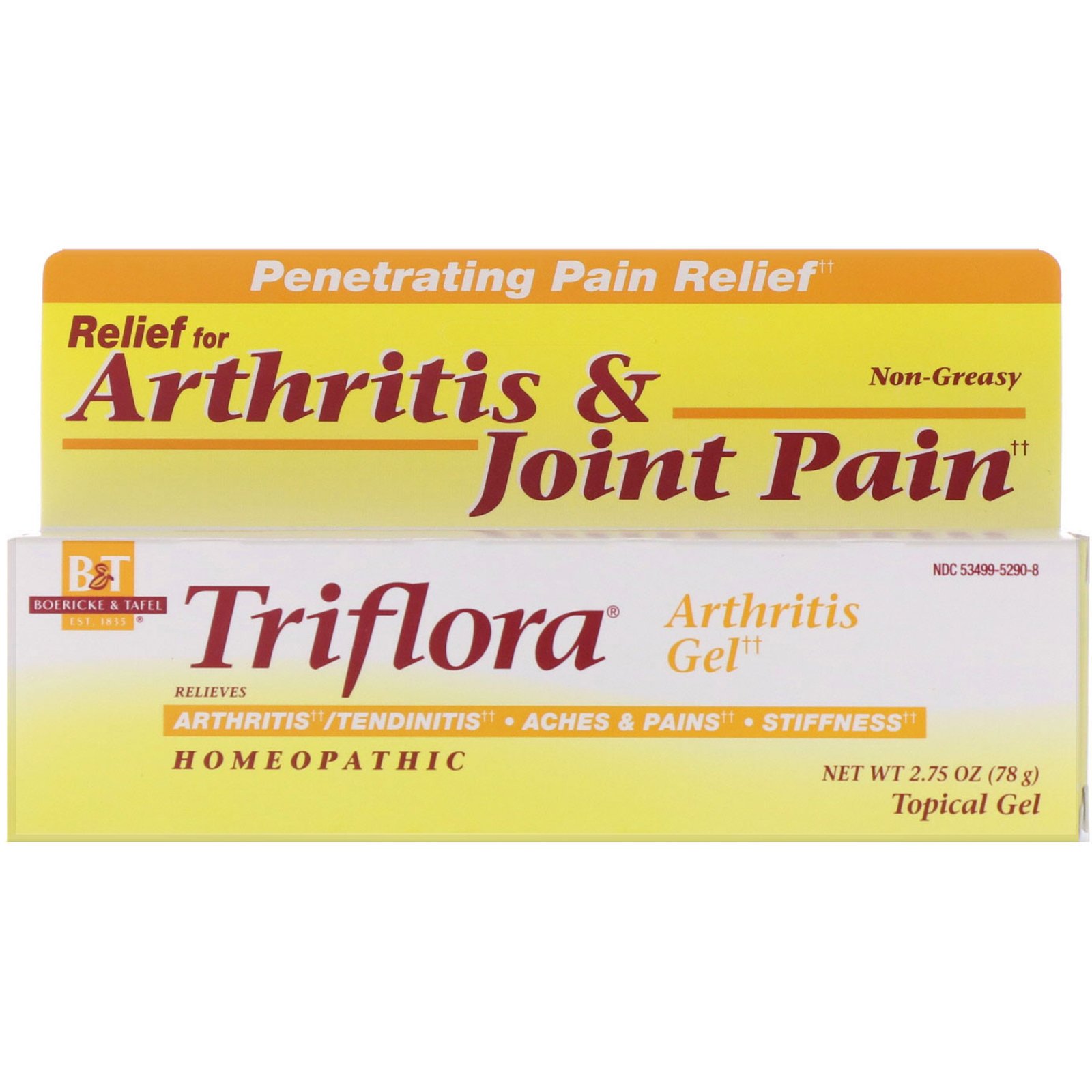 Boericke & Tafel, Gel Triflora Para Artrite, 2,5 oz (78 g)