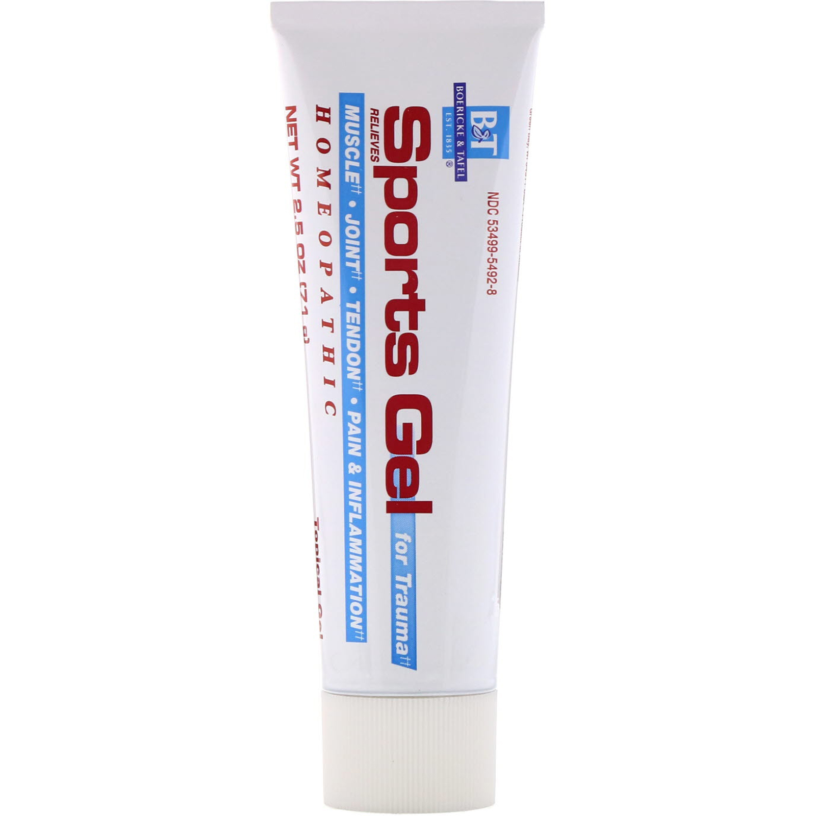 Boericke & Tafel, Sports Gel, for Trauma, Topical Gel, 2.5 oz (71 g) - Imagem 3