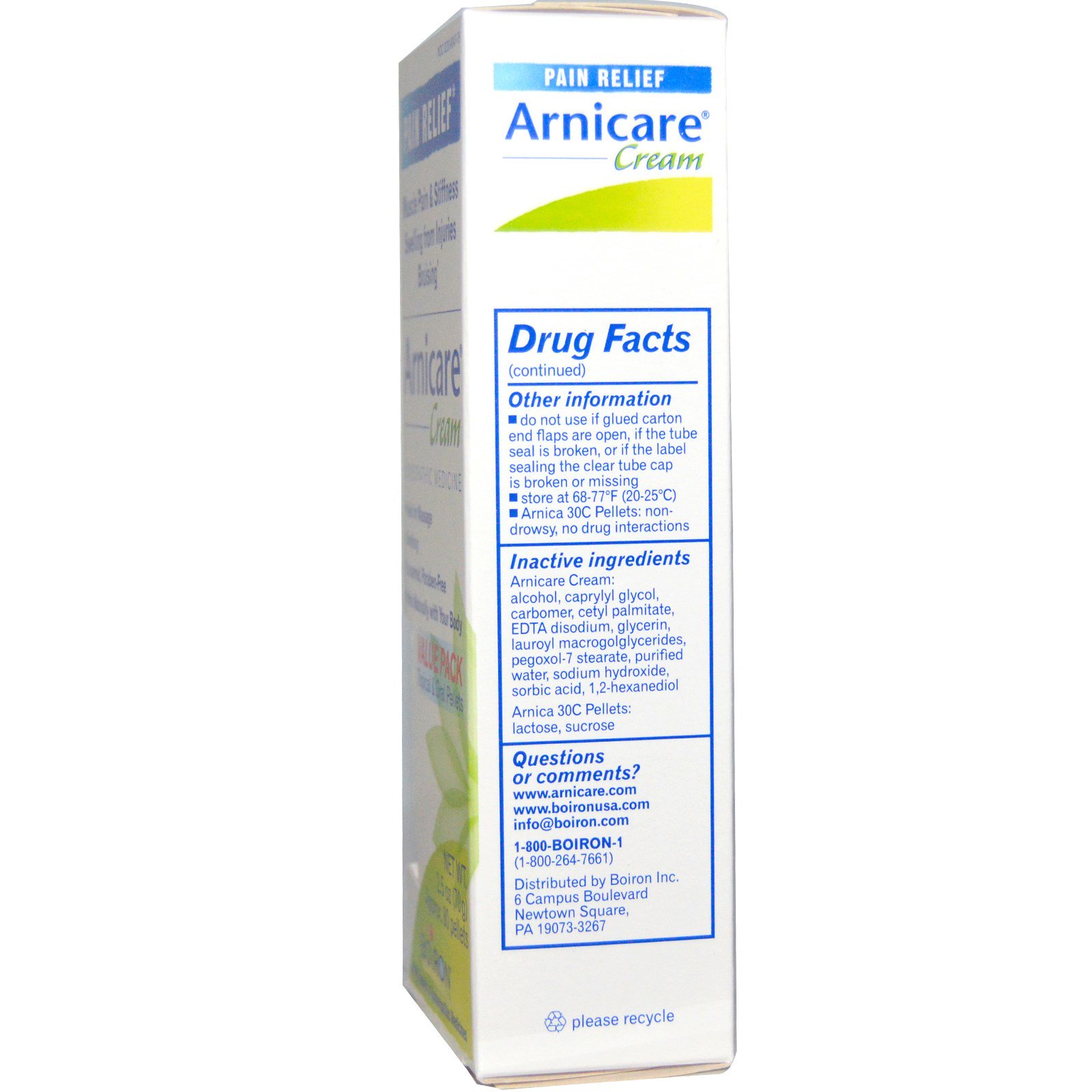 Boiron, Creme Arnicare, alívio da dor, 2,5 oz. (70 g), aproximadamente 80 bolinhas por tubo - Imagem 3