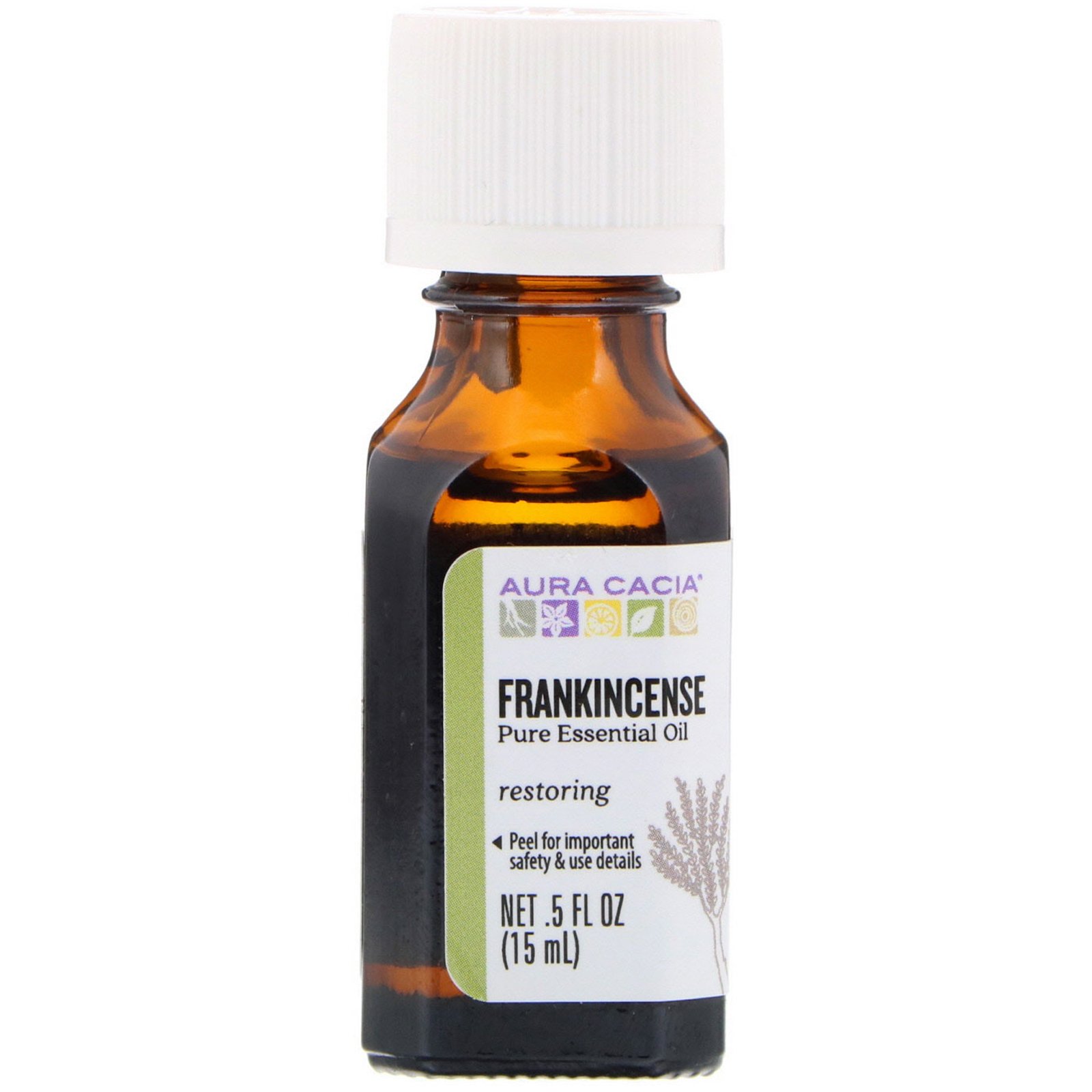 Aura Cacia, Óleo Essencial Puro, Olíbano, 15 ml (0,5 oz)