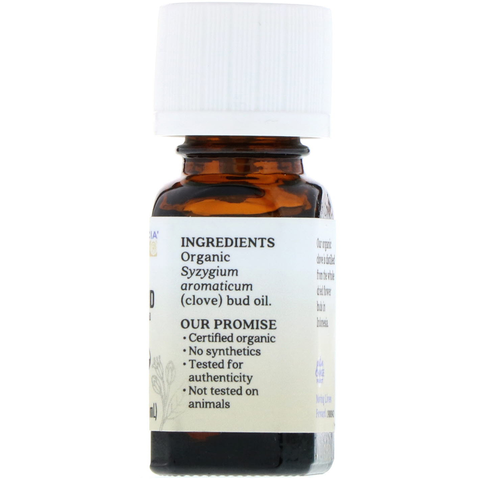 Aura Cacia, Cravo-da-Índia Orgânico, .25 fl oz (7,4 ml) - Imagem 2
