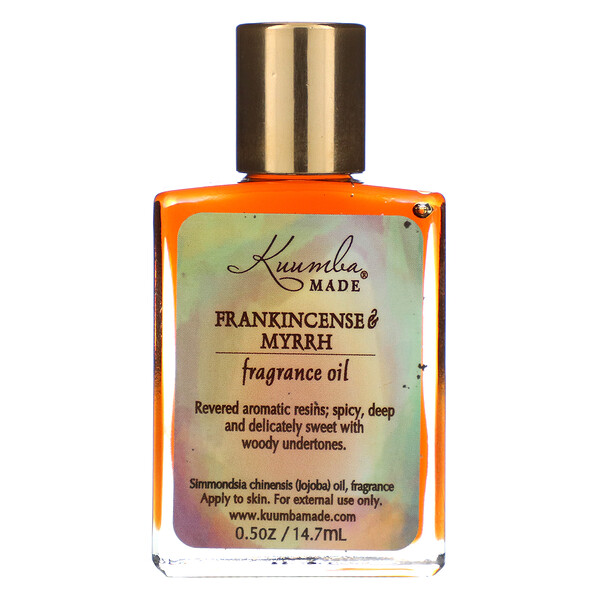 Kuumba Made, Óleo perfumado, olíbano e mirra, 0,5 oz. (14,7 mL)