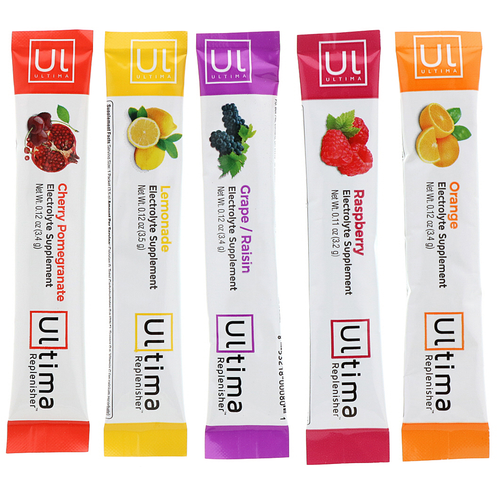 Ultima Replenisher, Electrolyte Supplement, Variety Pack, 20 Packets, 2.4 oz (68 g) - Imagem 3