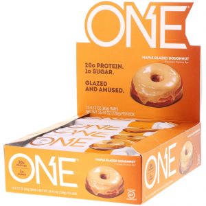Comprar one brands, one bar, maple glazed doughnut, 12 bars, 2. 12 oz (60 g) each preço no brasil barras barras de proteína suplementos de musculação suplemento importado loja 255 online promoção -