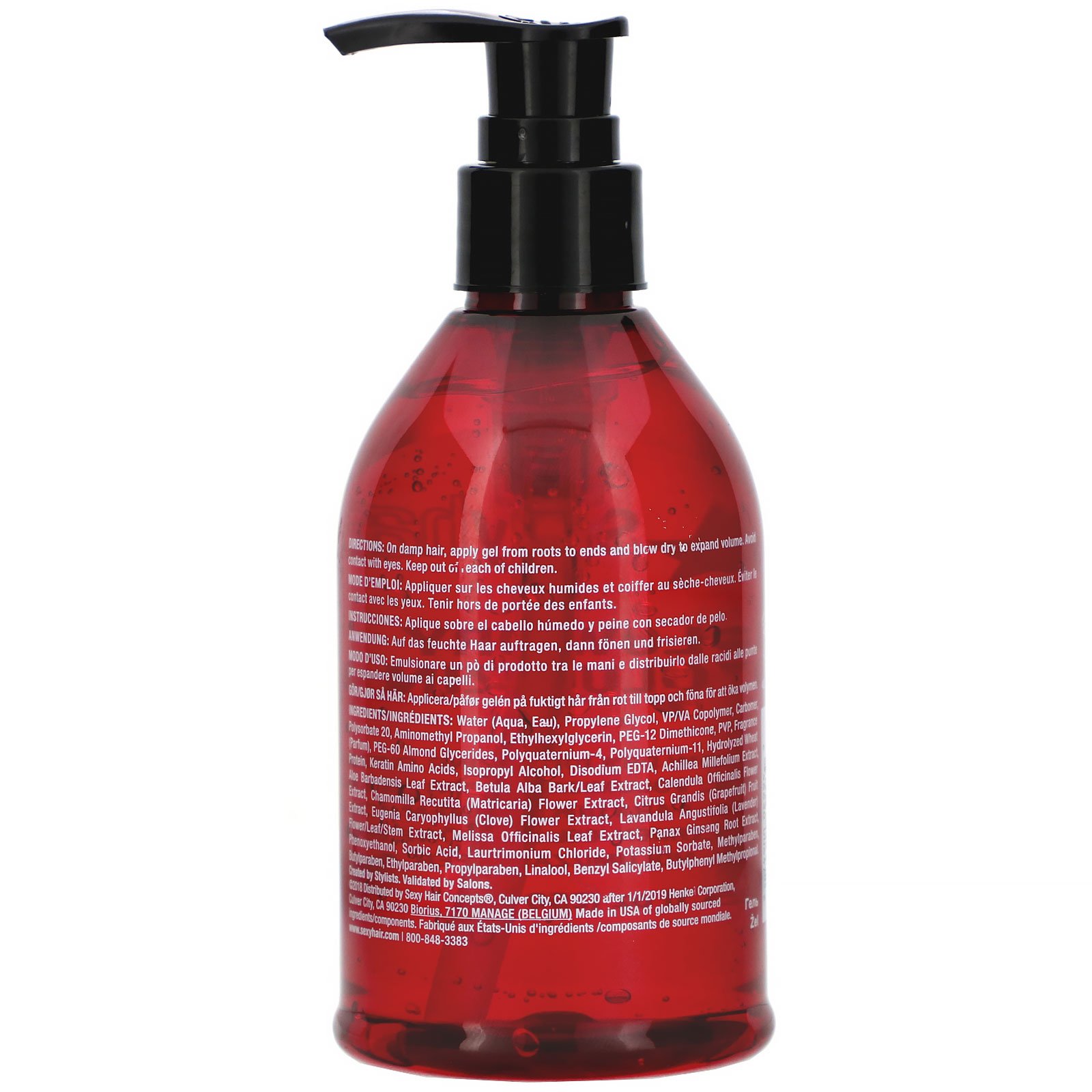 Sexy Hair, Big Sexy Hair, Volumizing Blow Dry Gel, 8.5 fl oz (250ml) - Imagem 2