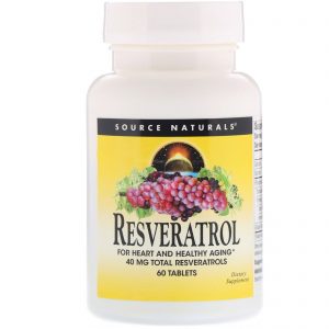 Comprar source naturals, resveratrol, 60 tabletes preço no brasil resveratrol suplementos nutricionais suplemento importado loja 283 online promoção -