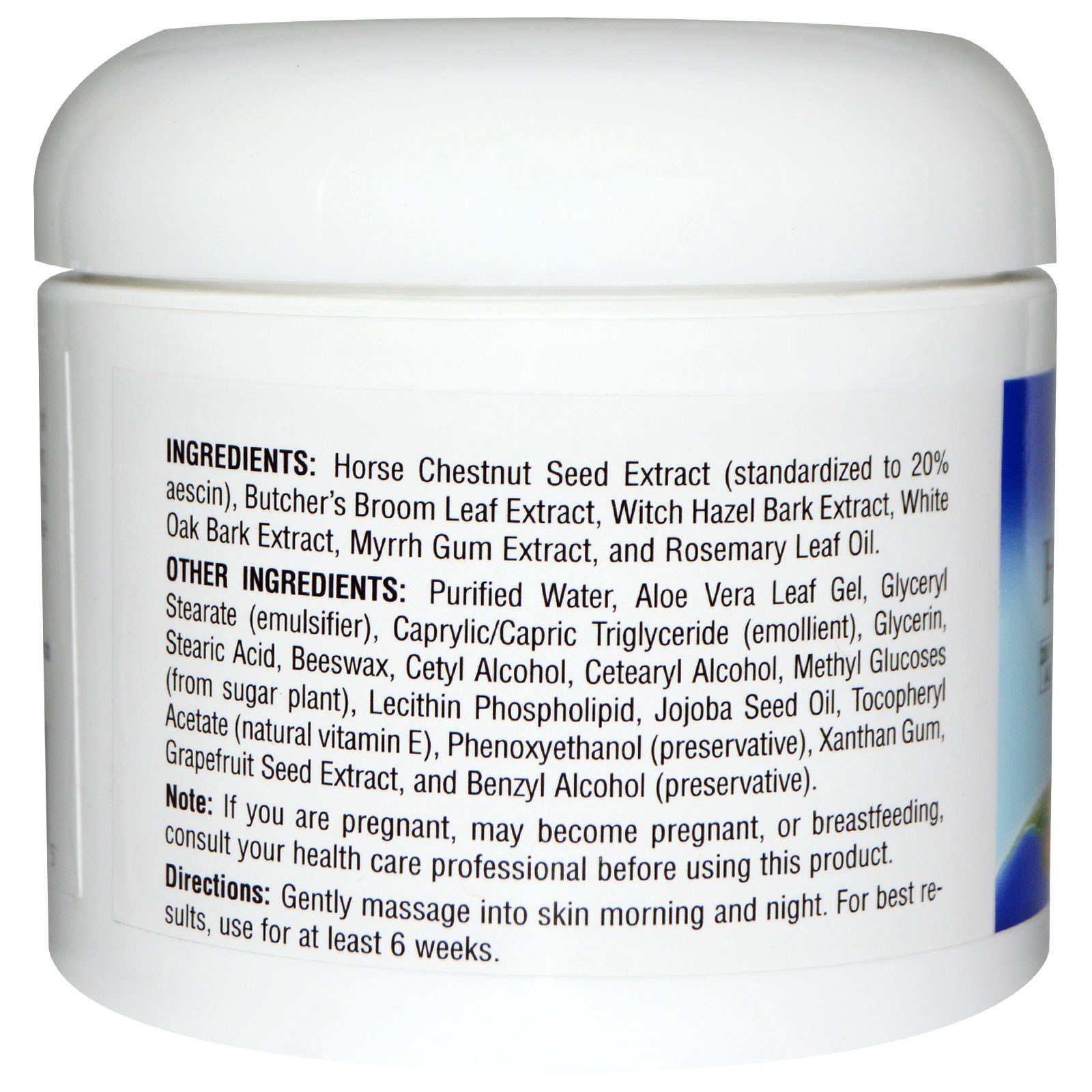 Planetary Herbals, Creme de Castanha-da-Índia, 113,4 g (4 oz) - Imagem 2