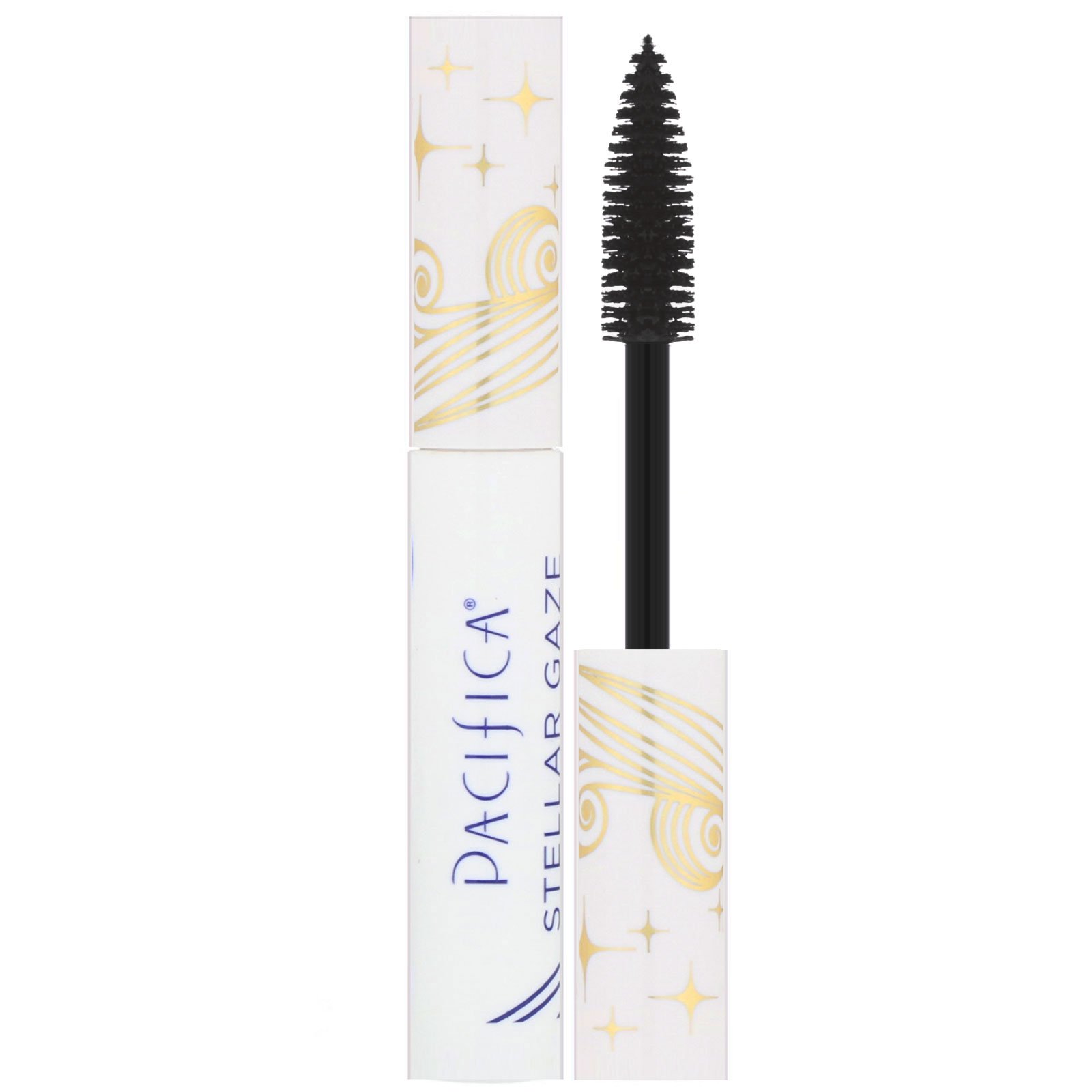 Pacifica, Stellar Gaze, Mascara Mineral com Comprimento e Força, Supernova Black, 7,1 g (0,25 oz)