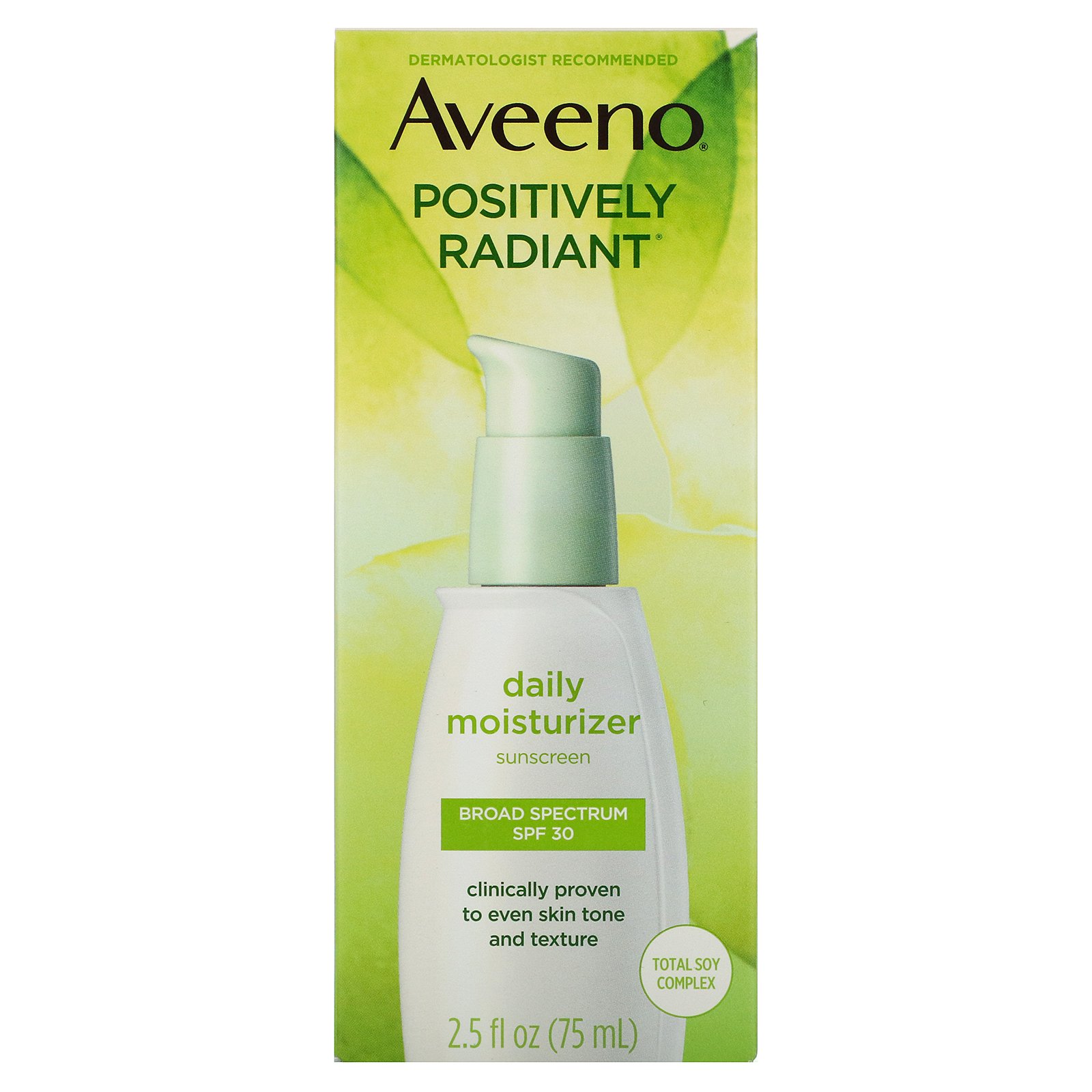 Aveeno, Ativos Naturais, Positivamente Radiante, Hidratante Diário, SPF 30, 2.5 fl oz (75 ml) - Imagem 2