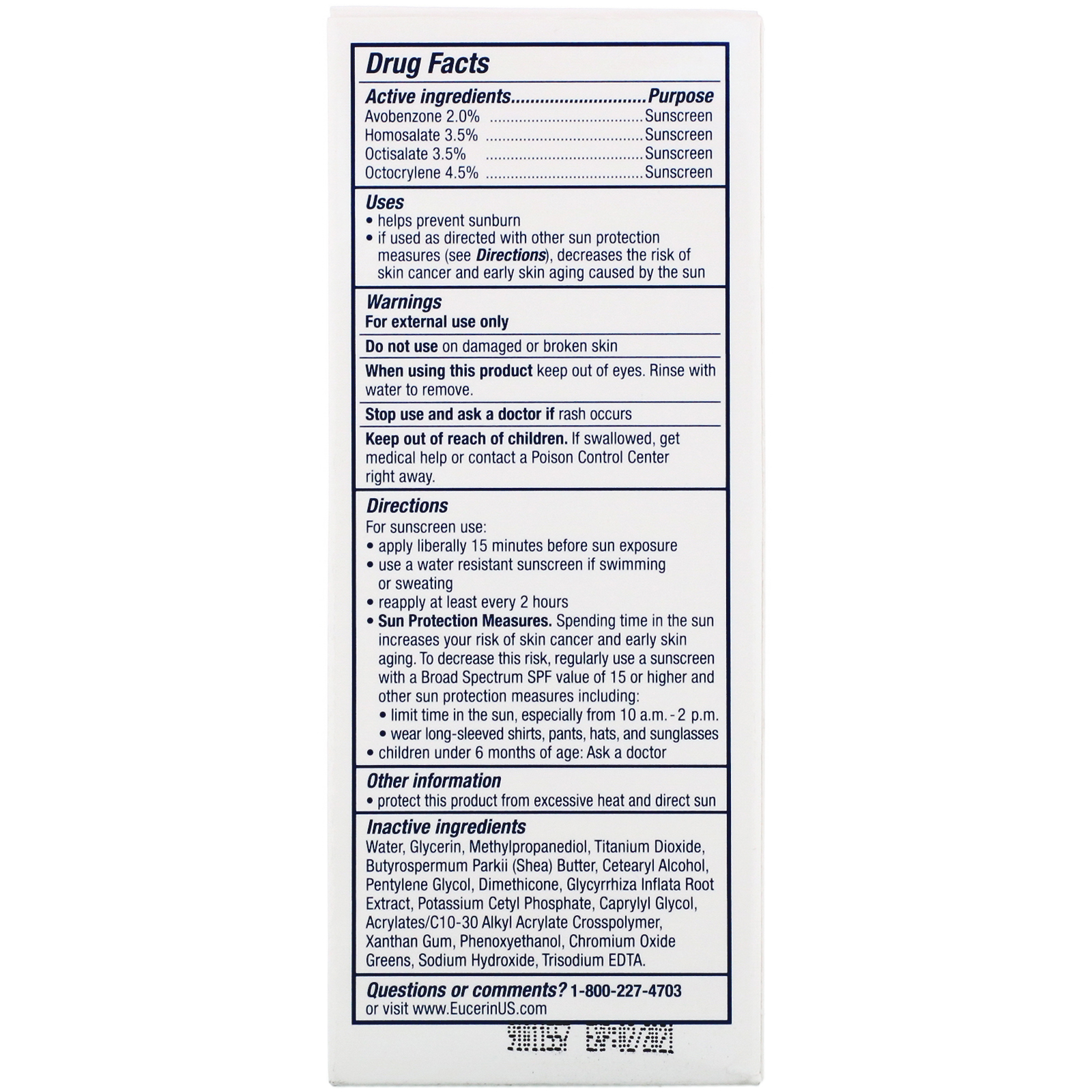 Eucerin, Alívio da vermelhidão, loção de aperfeiçoamento diário, FPS 15, sem perfume, 1,7 fl. oz. (50 mL) - Imagem 3