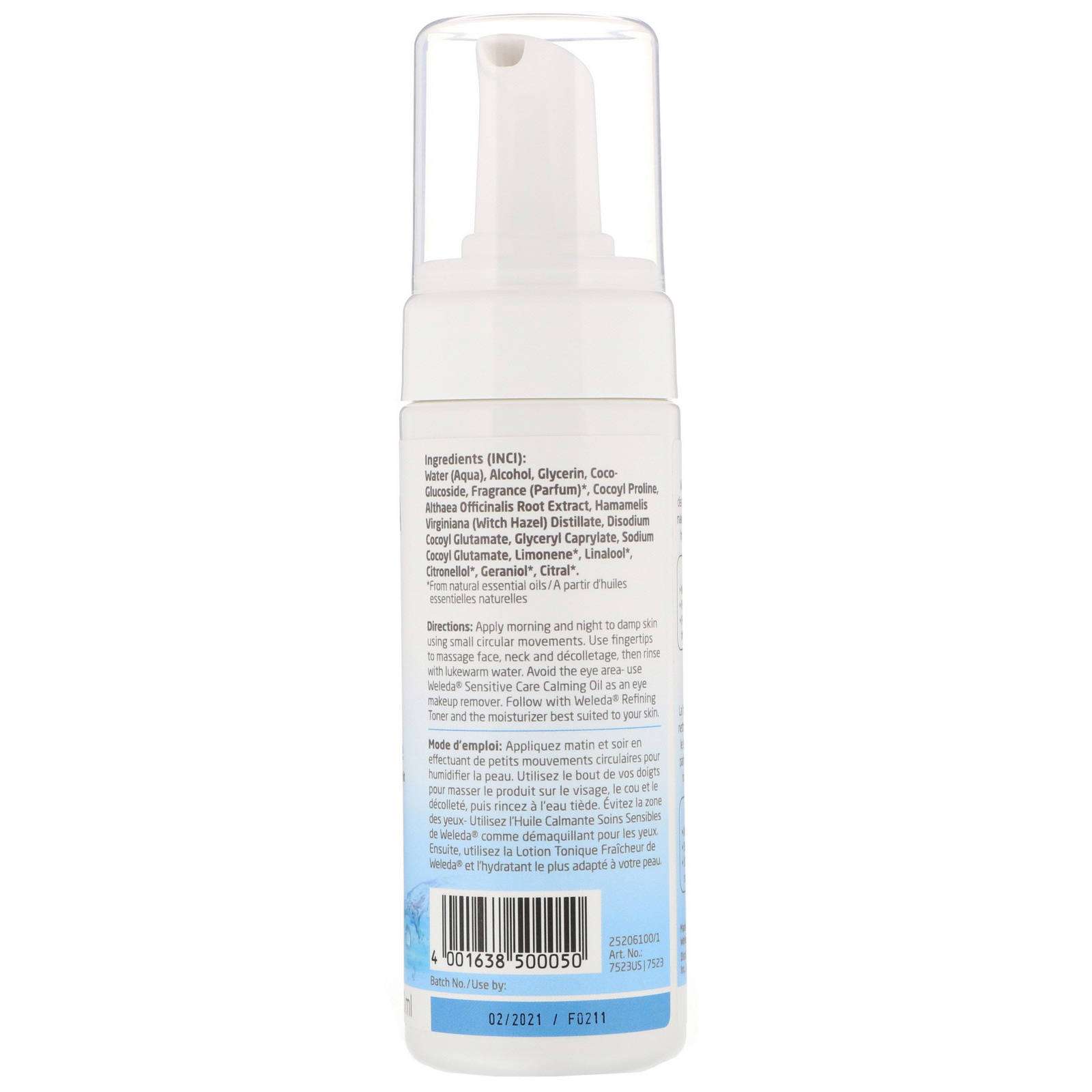 Weleda, Espuma de Limpeza Suave, 150 ml (5 fl oz) - Imagem 2