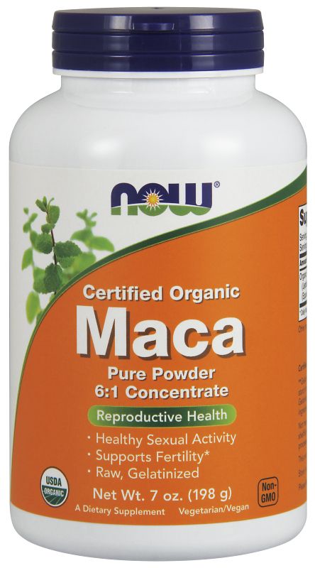 NOW Foods Maca Organic Pure Powder - 7 oz.