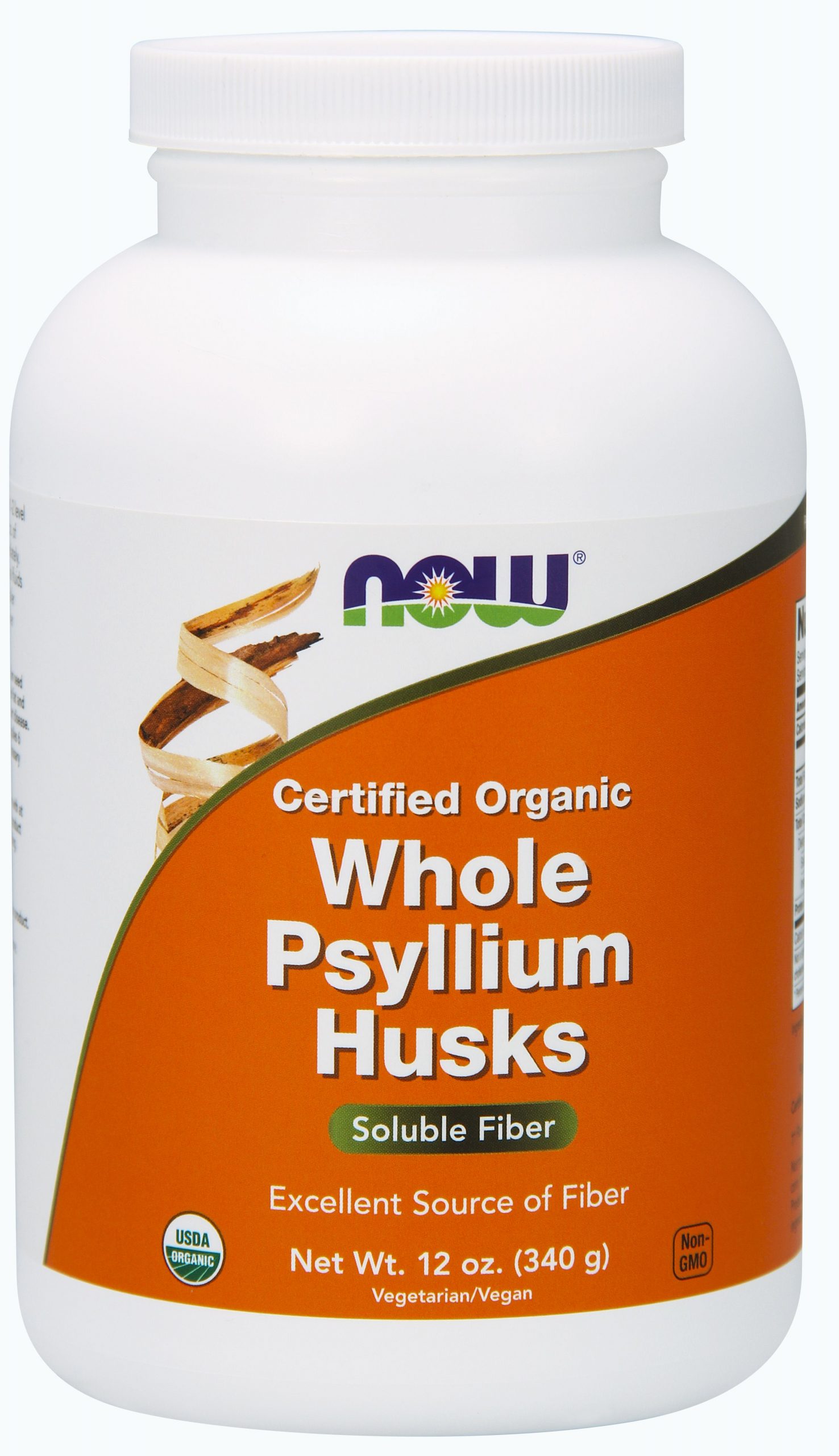 NOW Foods Whole Psyllium Husks (Organic) - 12 oz.