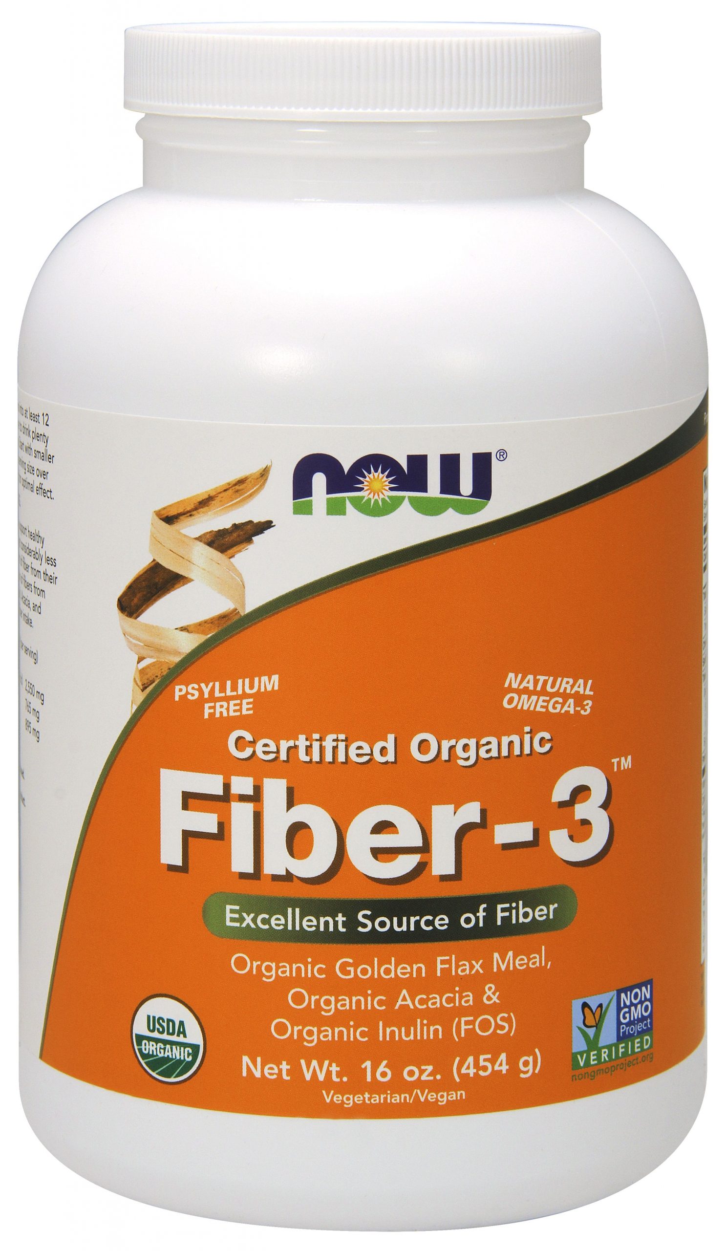 NOW Foods Fiber-3 - 16 oz.