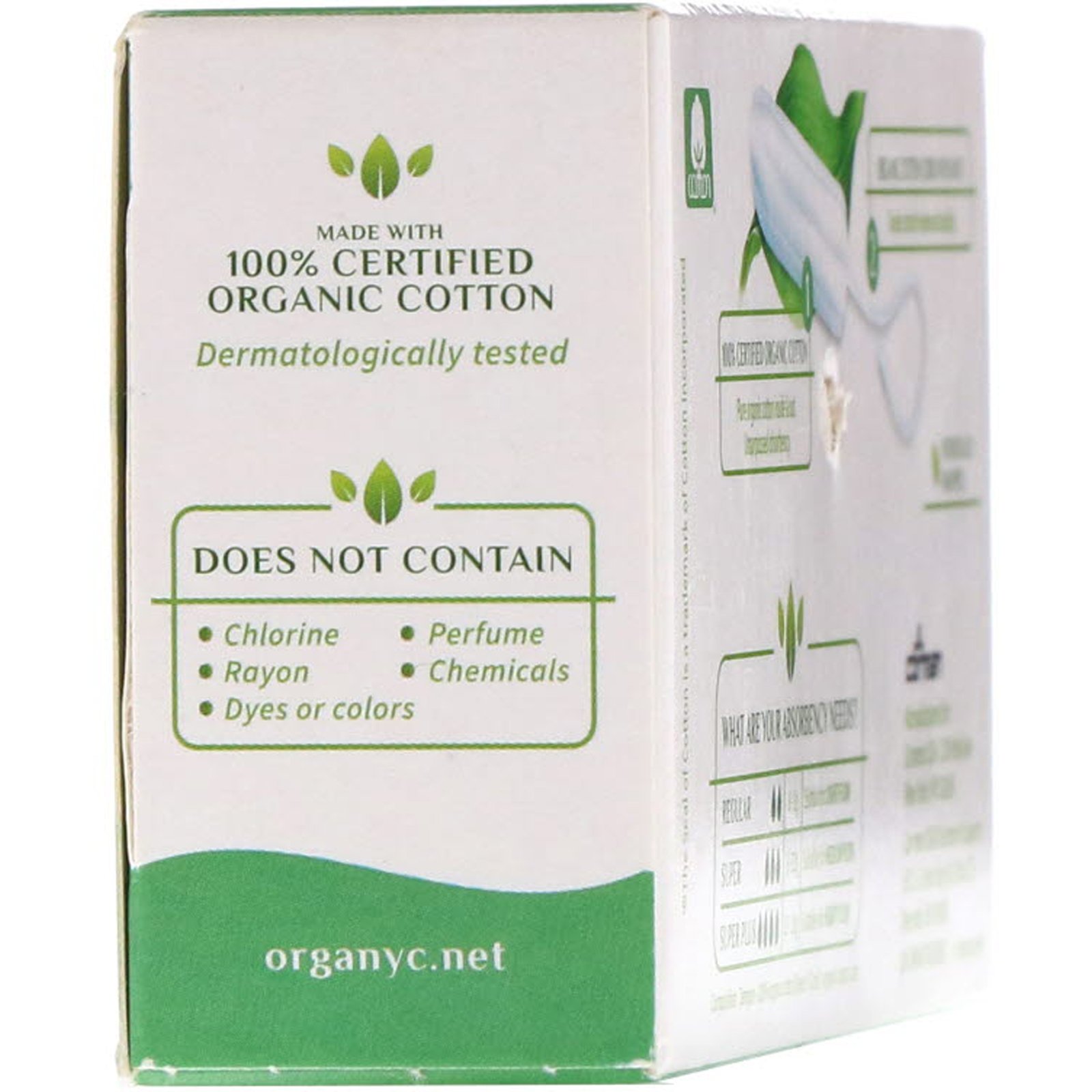Organyc, Tampões Orgânicos, 16 Tampões para Super Absorção - Imagem 2