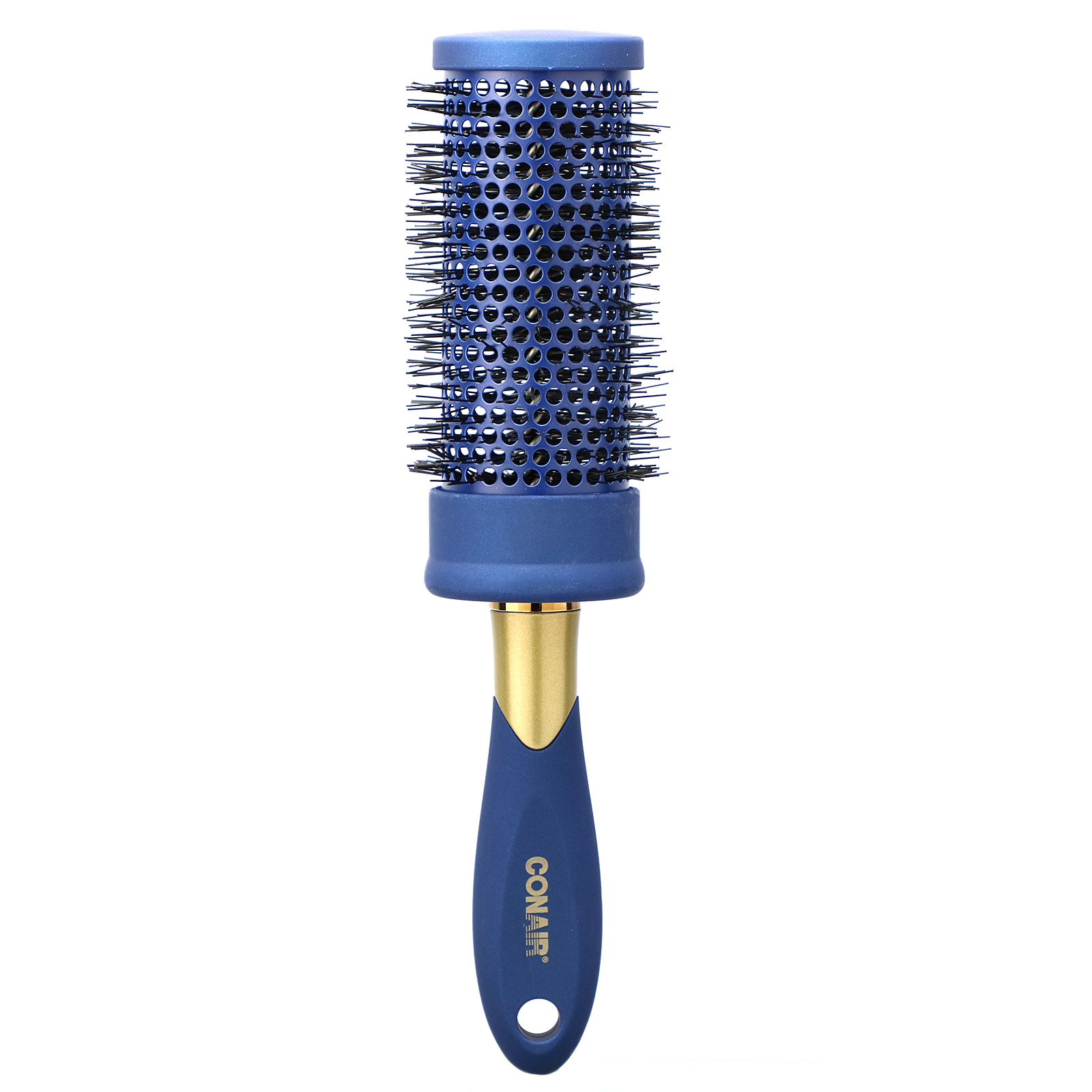 Conair, Velvet Touch, seca, penteia e dá volume, escova de cabelo redonda, 1 escova