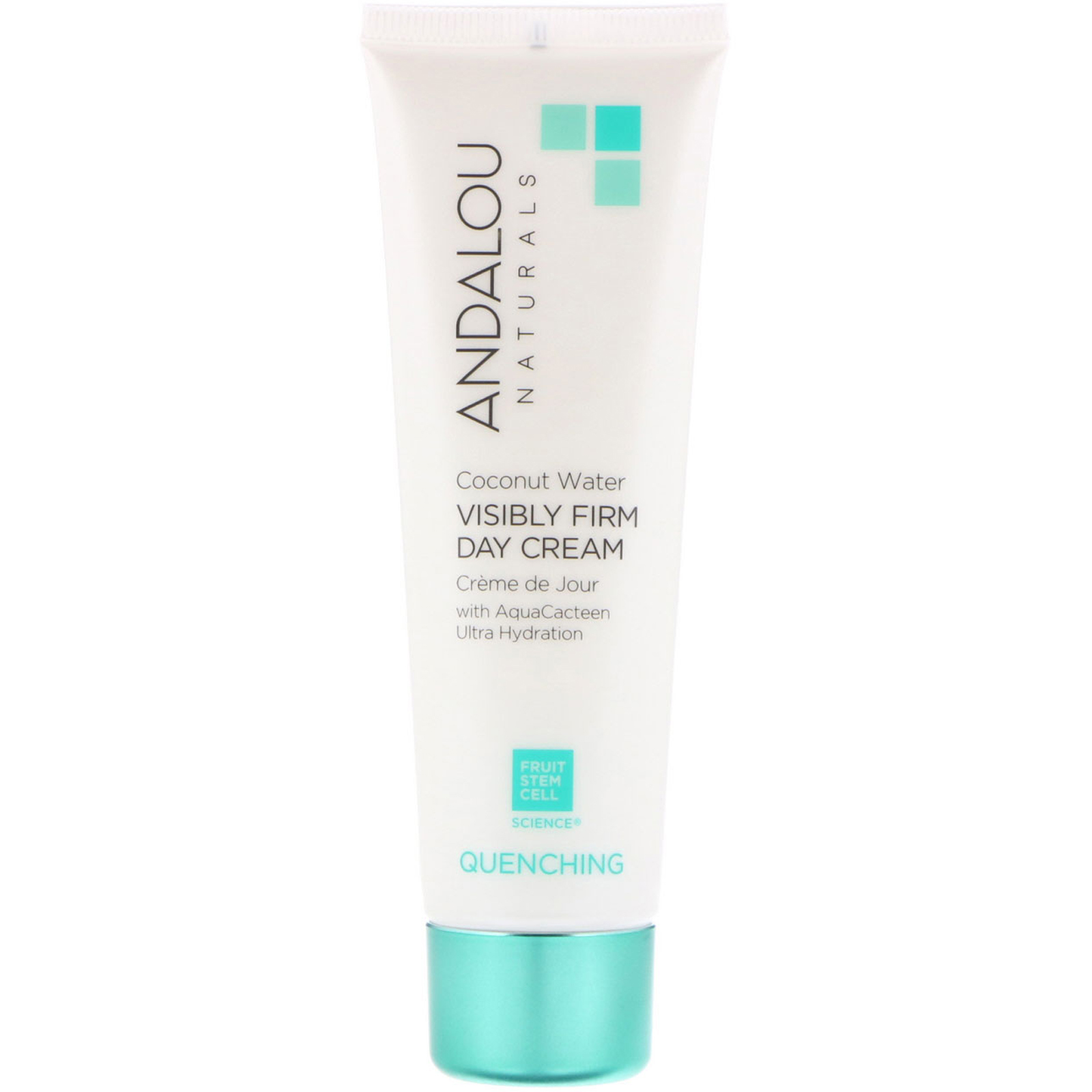Andalou Naturals, Creme Diurno Visivelmente Firme de Água de Coco, Refrescante, 1,7 fl oz (50 g) - Imagem 3