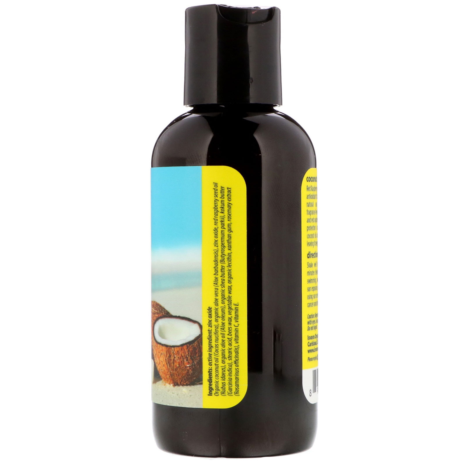 Isvara Organics, Protetor Solar de coco, 5.5 fl oz (162 ml) - Imagem 2