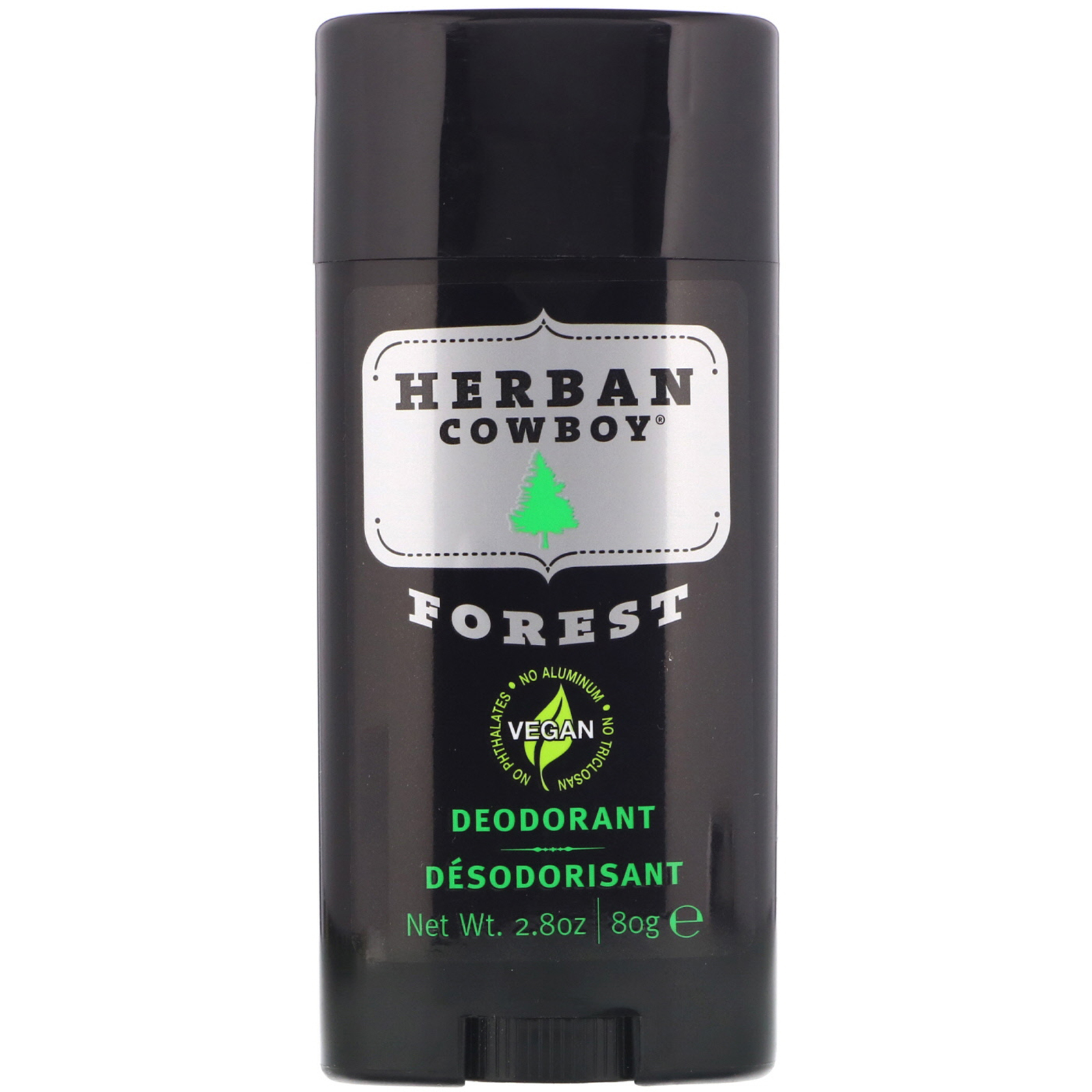 Herban Cowboy, Deodorant, Forest, 2.8 oz (80 g)