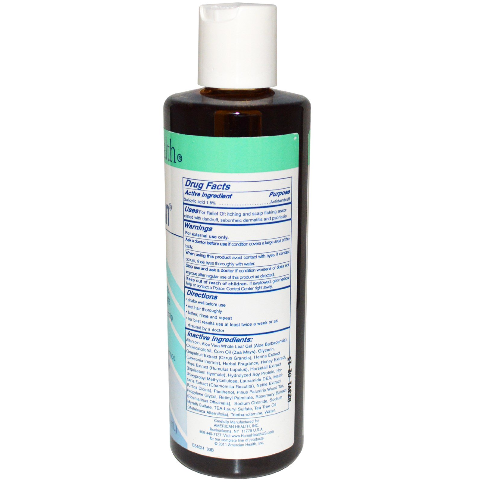 Home Health, Shampoo Anticaspa Everclean, 8 fl oz (236 ml) - Imagem 2