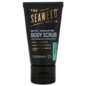 Comprar the seaweed bath co. , awaken exfoliating detox body scrub, rosemary & mint, 1. 5 fl oz (44 ml) preço no brasil banho & cuidados pessoais banho e chuveiro esfoliantes e iluminadores lather marcas a-z suplemento importado loja 15 online promoção -