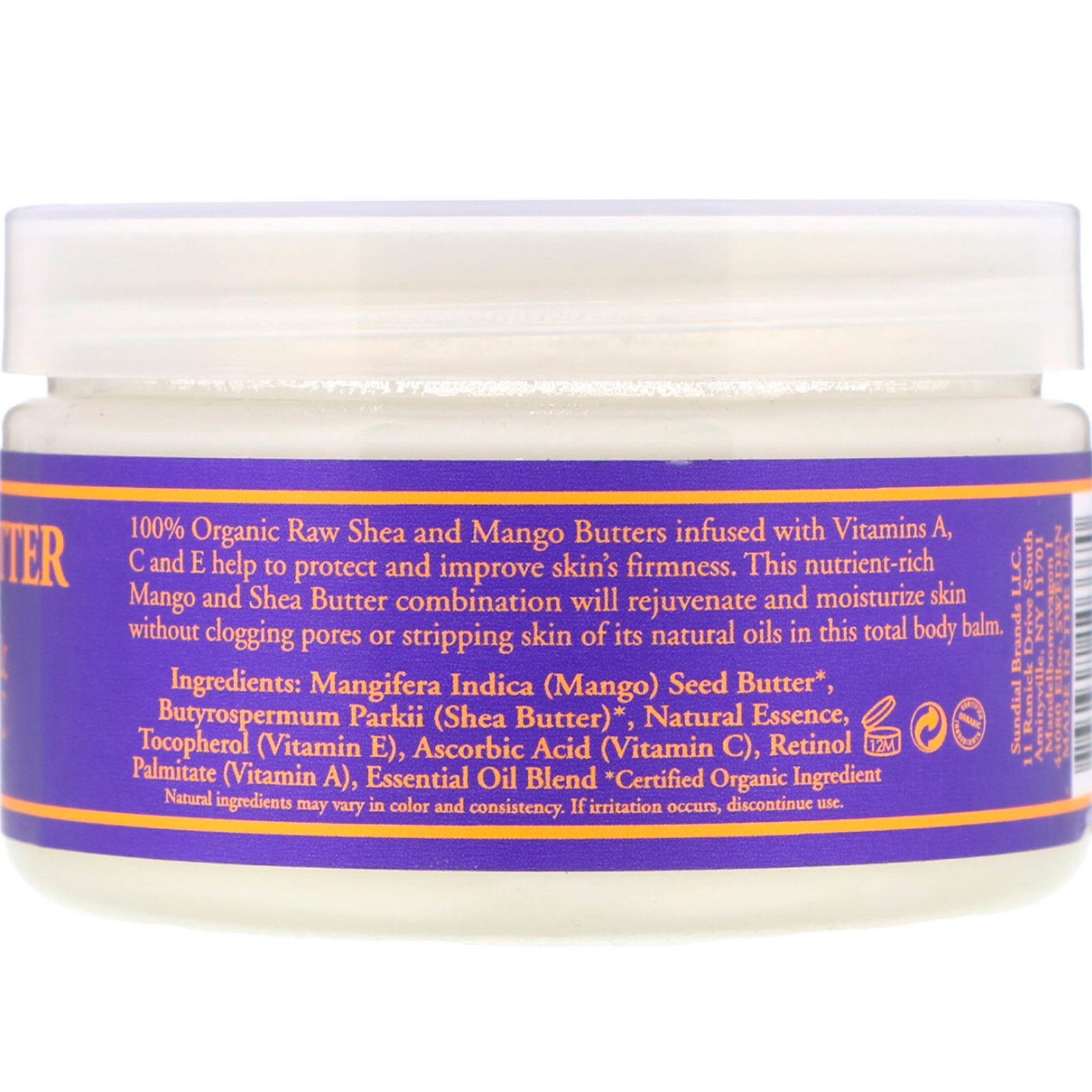 Nubian Heritage, Manteiga de Manga com Infusão de Óleo de Karité e Vitamina C, 113 g (4 oz) - Imagem 2