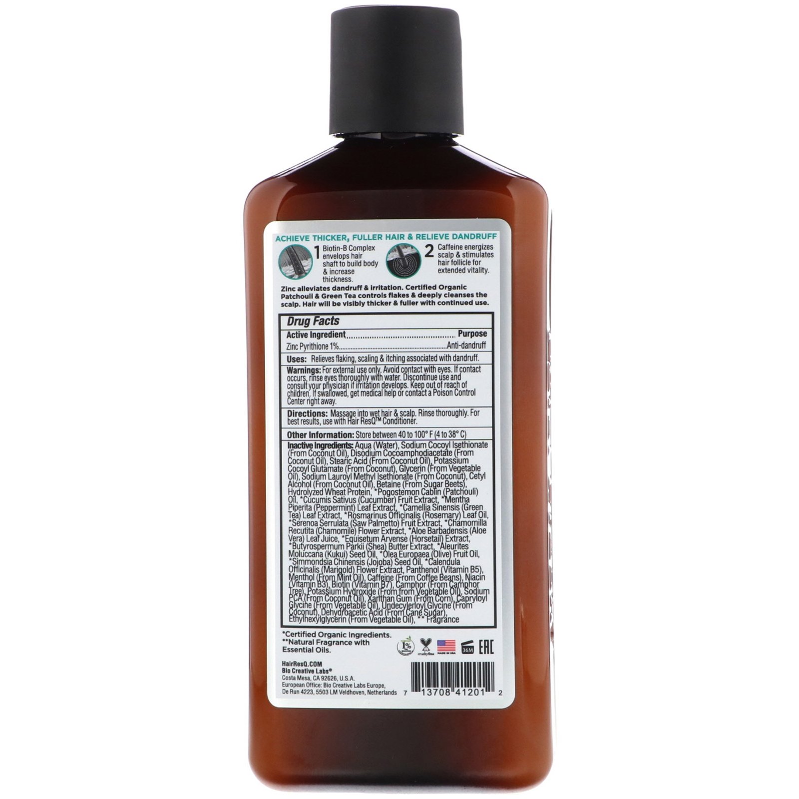Petal Fresh, Puro, Shampoo de Tratamento de Resgate de Volume dos C, Anticaspa, 12 fl oz (355 ml) - Imagem 2