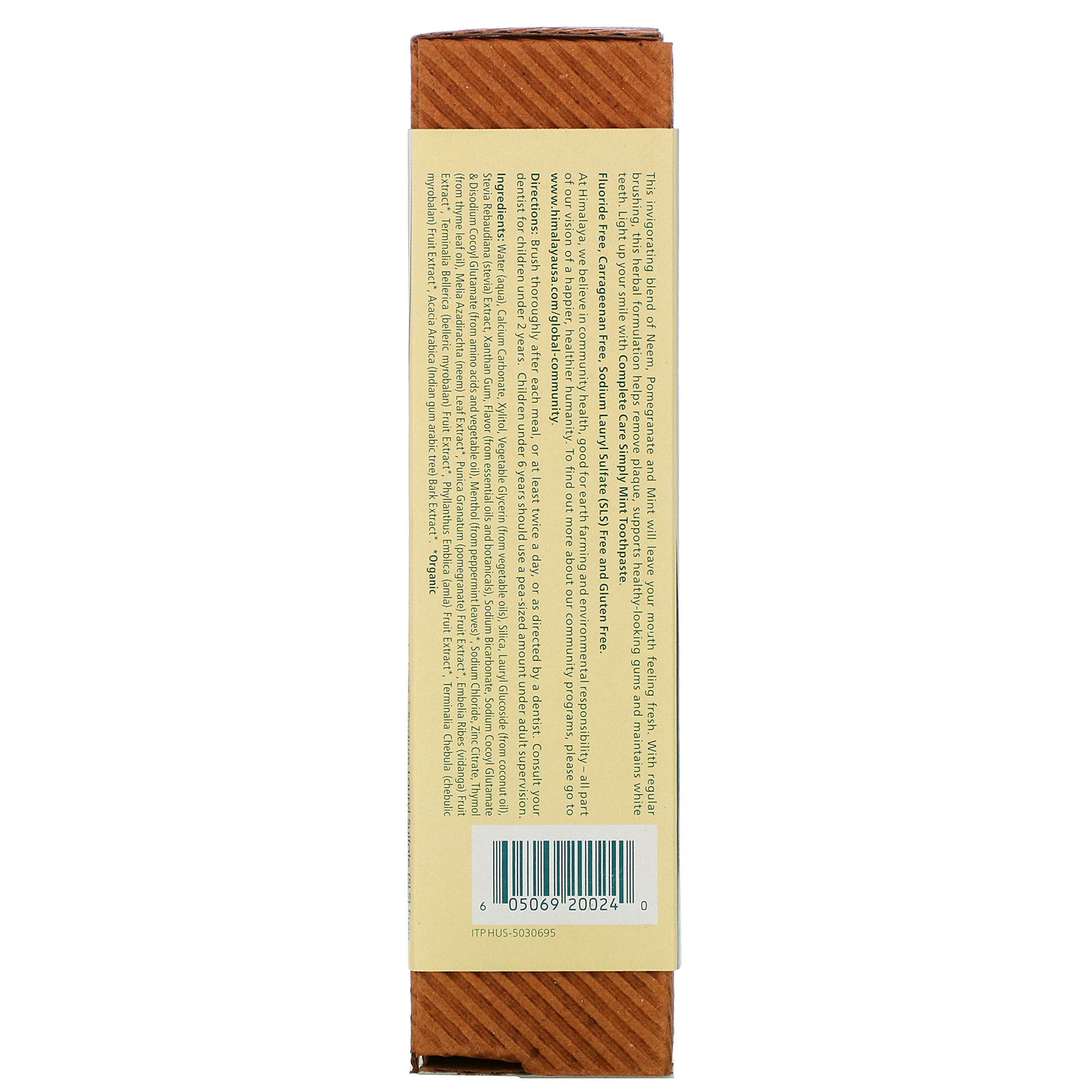 Himalaya, Creme Dental Cuidado Completo, Hortelã, 150 g - Imagem 3