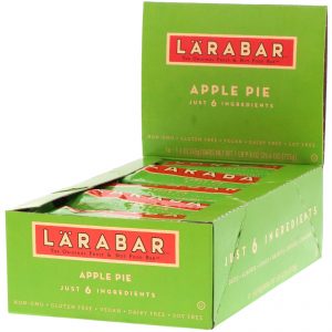 Comprar larabar, the original fruit & nut food bar, apple pie, 16 bars, 1. 6 oz (45 g) each preço no brasil barras energéticas barras nutricionais suplemento importado loja 13 online promoção - 18 de agosto de 2022