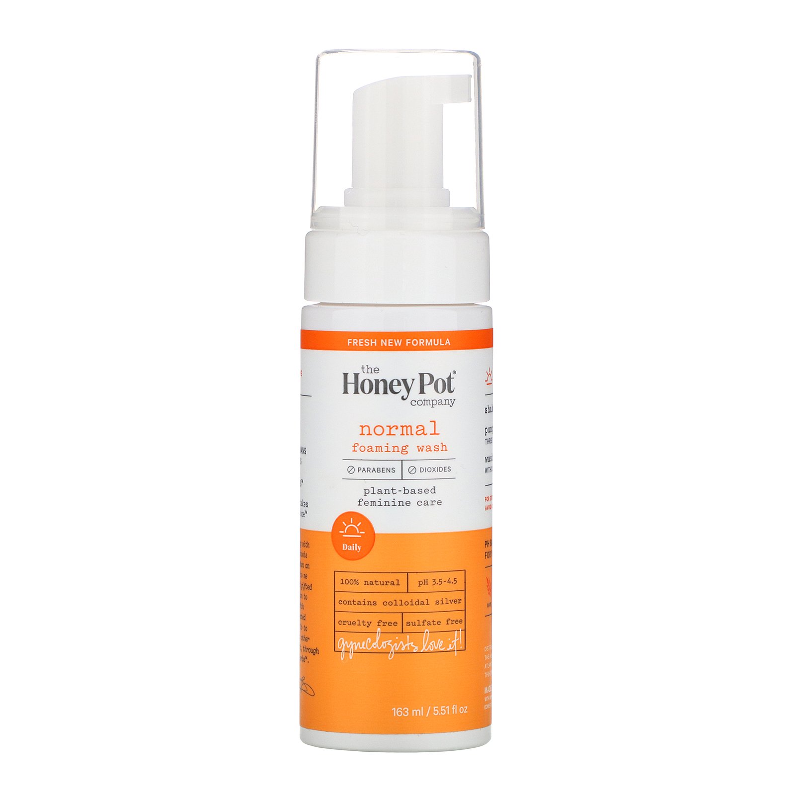 The Honey Pot Company, Normal Foaming Wash, 5.51 fl oz (163 ml)
