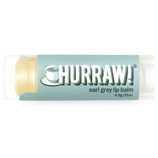 Hurraw! Balm, Bálsamo para Lábios, Earl Grey, 0,15 oz (4,3 g)