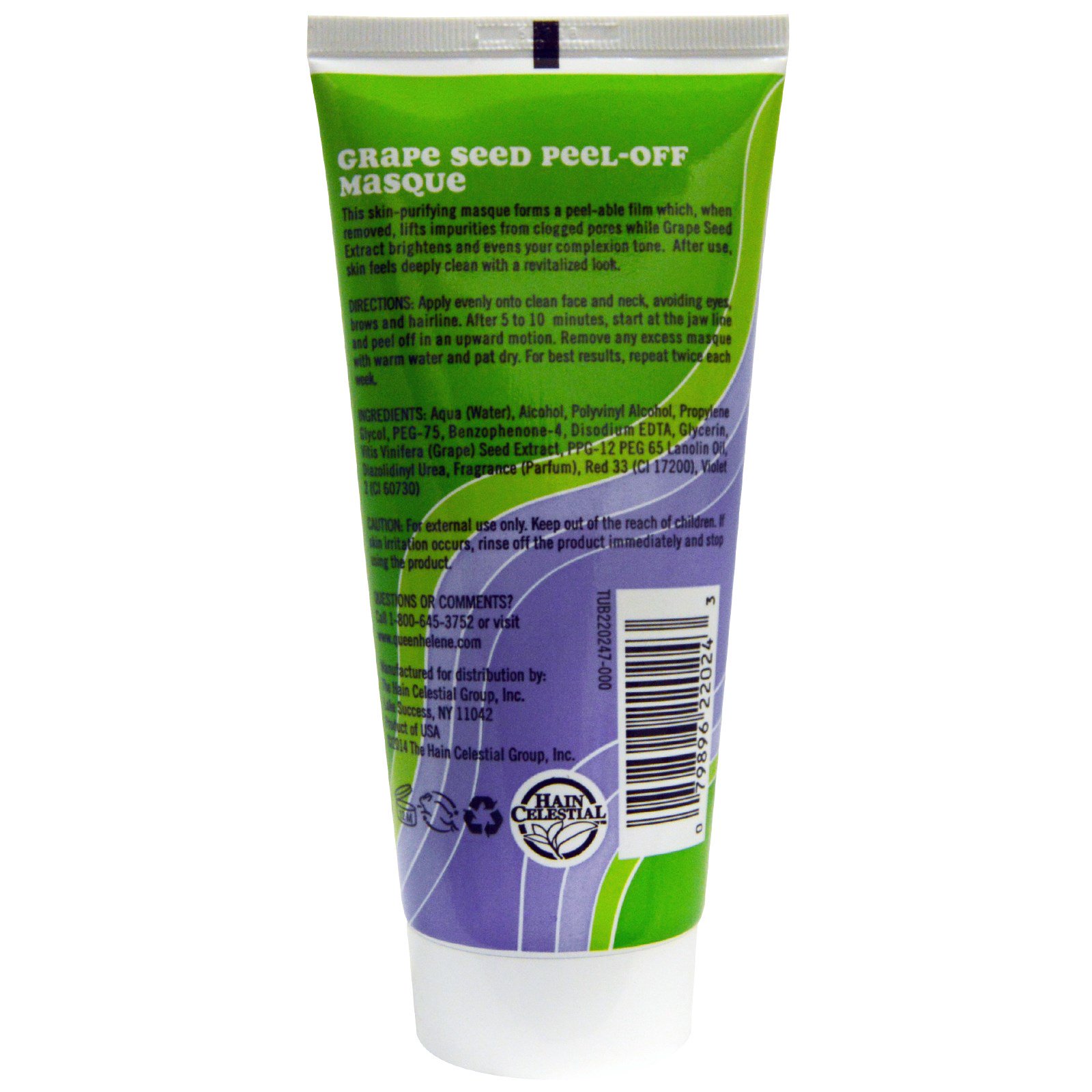 Queen Helene, Máscara de Semente de Uva Peel-Off, 170 g - Imagem 2